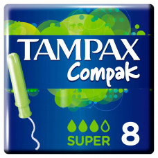 TAMPAX TAMPON SUPER x8Un.