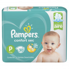 PAMPERS CONF.SEC POD (2X) PEQ. x30Un.