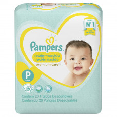 PAMPERS PREMIUM CARE (2X) PEQ. x20Un.