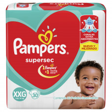 PAMPERS S.SEC (4X) XXG x30Un.