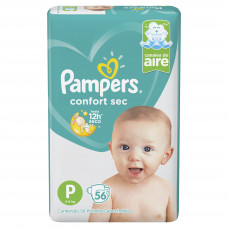 PAMPERS CONF.SEC POD (5X) PEQ. x56Un.