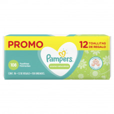 PAMPERS TOA.AROMA NAT. x108Un.