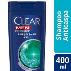 CLEAR MEN SH. DUAL 2EN1 x400ml.