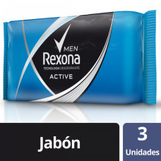 REXONA JAB. x3X125Grs MEN ACTIVE