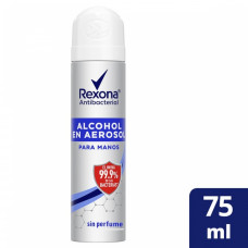 REXONA ALCOHOL AERO x75ml.